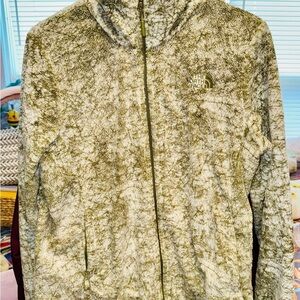 The North Face Olive Green Fleece Jacket
